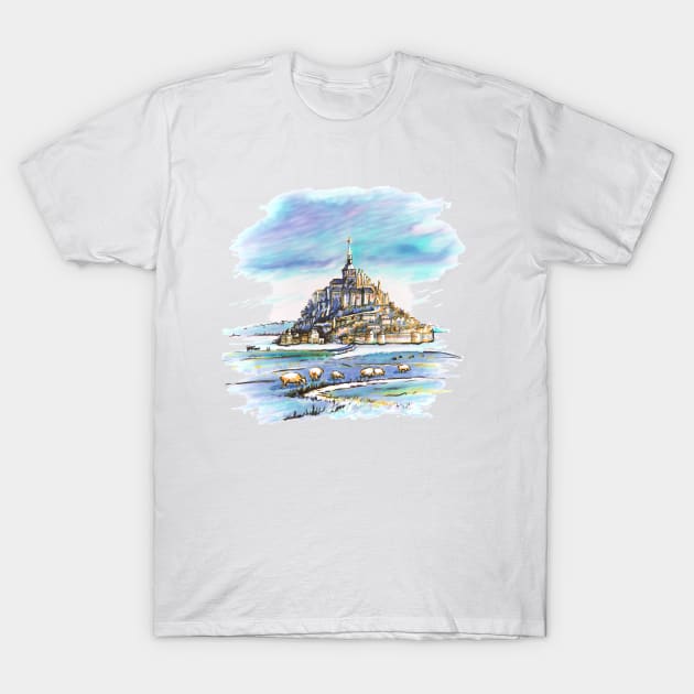 Mont Saint-Michel, Brittany, France T-Shirt by kavalenkava